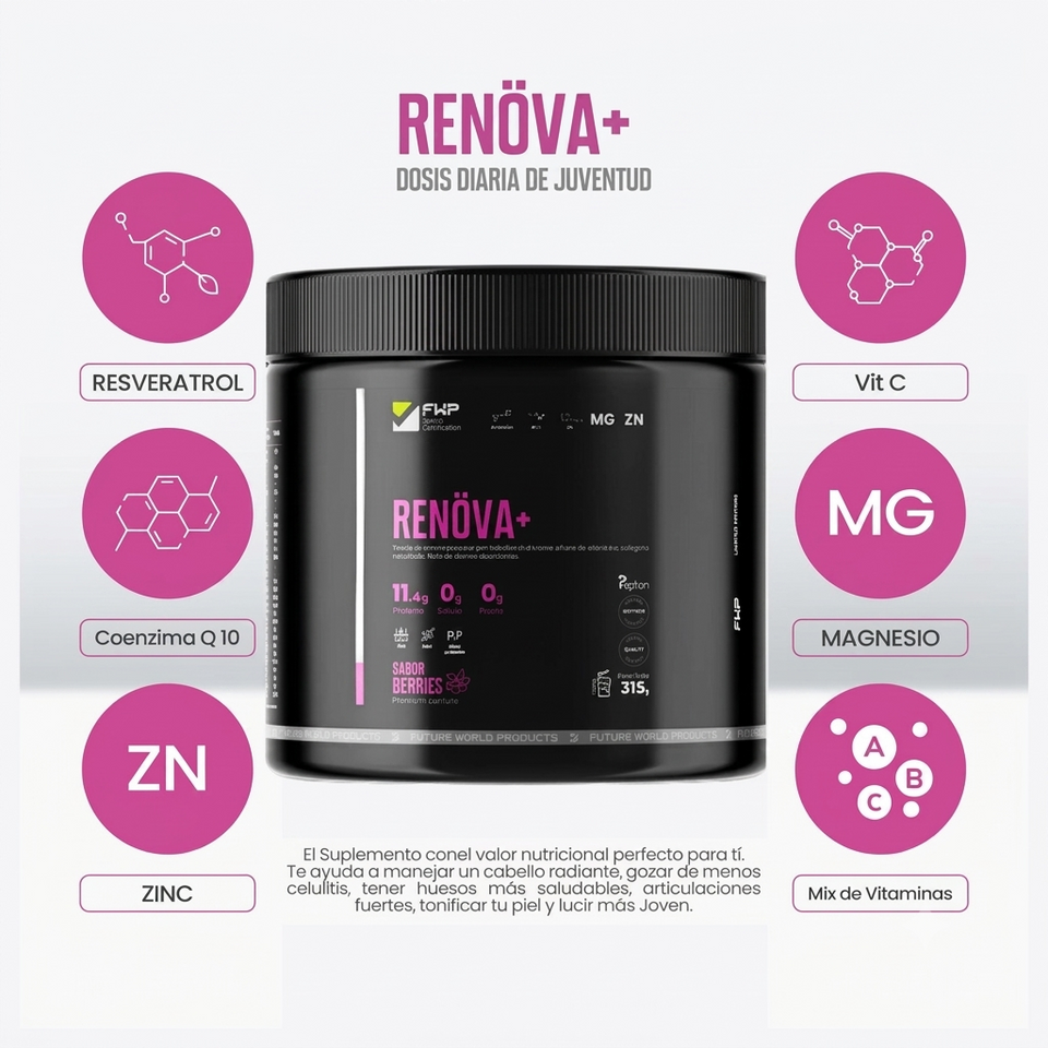 Colágeno Renova+ Hidrolizado de FWP 1 pote 315gr