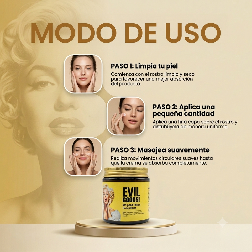 EVIL GOODS Bálsamo natural hidratante multipropósito para rostro