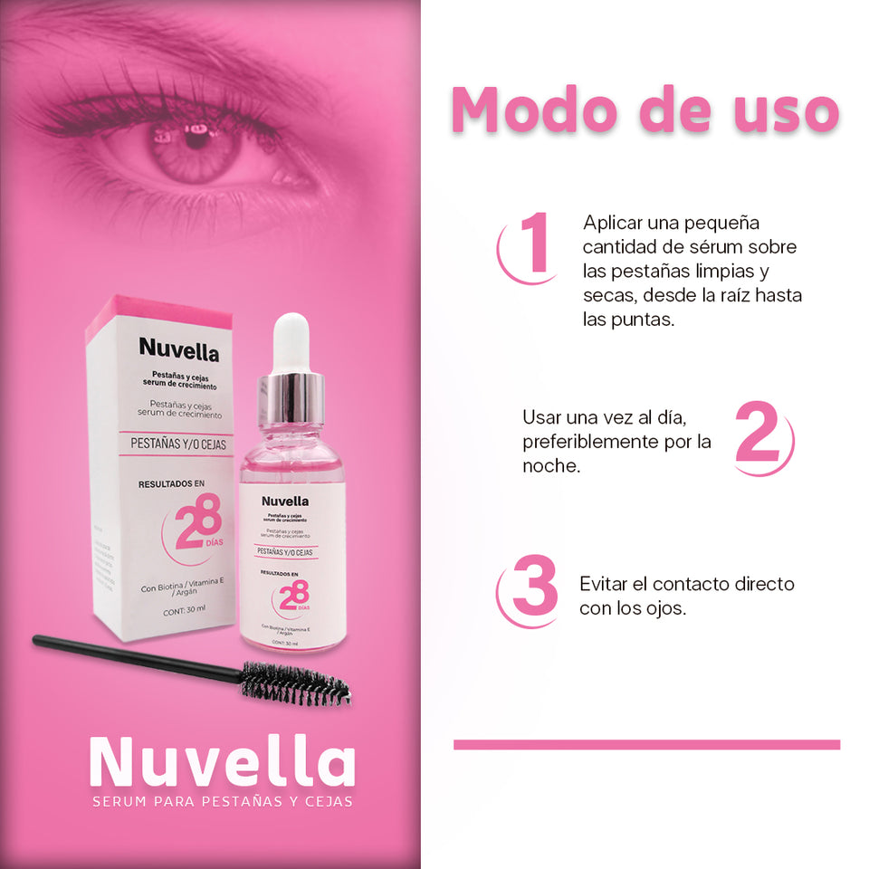 Nuvella cosmético para pestañas!