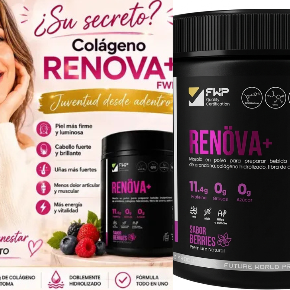 Colágeno Renova+ Hidrolizado de FWP 1 pote 315gr