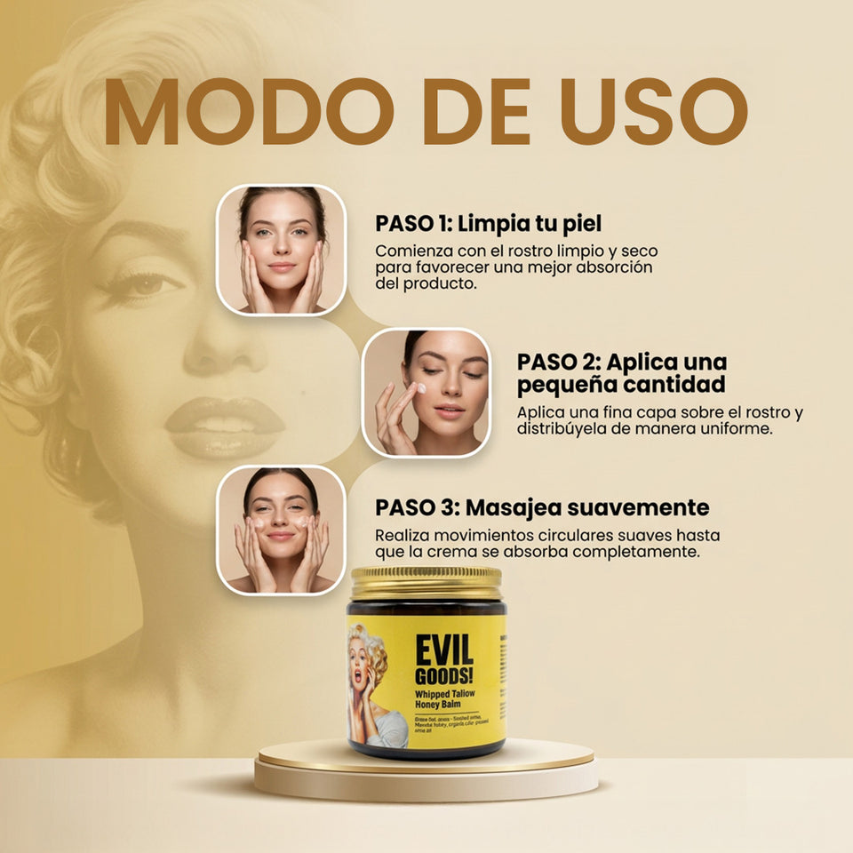 EVIL GOODS Bálsamo natural hidratante multipropósito para rostro