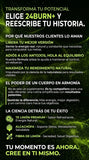 QUEMADOR DE GRASA 24BURN, tu dosis diaria de juventud.