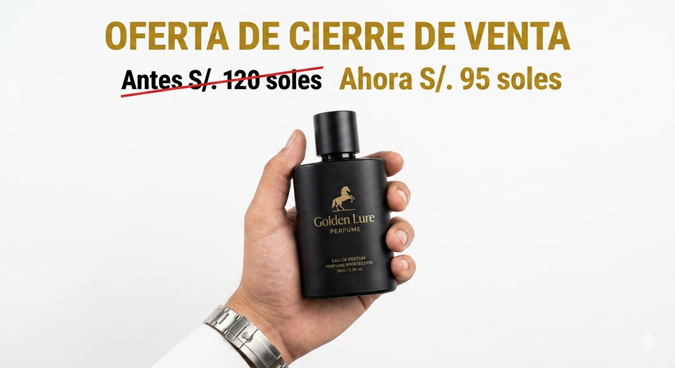 GOLDEN LURE - Perfume con Feromonas para Hombres