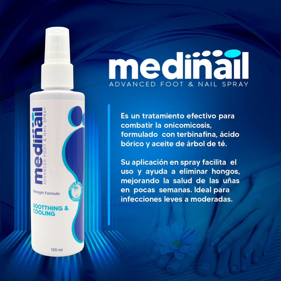 💅✨ MEDINAIL ✨💅 🌿 Spray tópico para el cuidado ungueal
